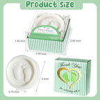 AIXIANG Baby Footprint Soap Favors – 24 Pack – soap and gift box dimensions
