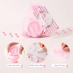 AIXIANG Pink Baby Footprint Soap Favor Kit – 50 Sets – packaging and celebration ideas 3