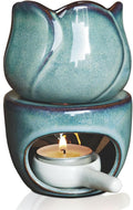 AIXIANG Lotus Ceramic Oil Burner & Wax Warmer — product photo