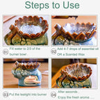 AIXIANG Elephant Ceramic Oil Burner & Wax Warmer — detail 6