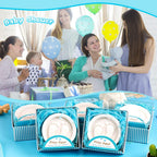 AIXIANG Blue Gift-Boxed Baby Footprint Soap Favors – 24 Pack – packaging and celebration ideas 4