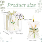 AIXIANG Calla Lily Candle Wedding Favors – 24 Pack — detail 3