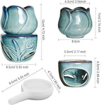 AIXIANG Lotus Ceramic Oil Burner & Wax Warmer — detail 3