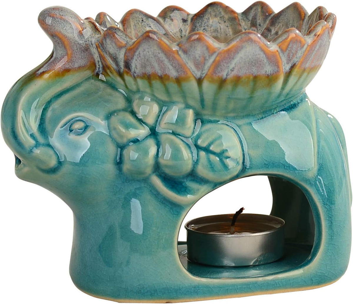AIXIANG Elephant Ceramic Oil Burner & Wax Warmer — product photo