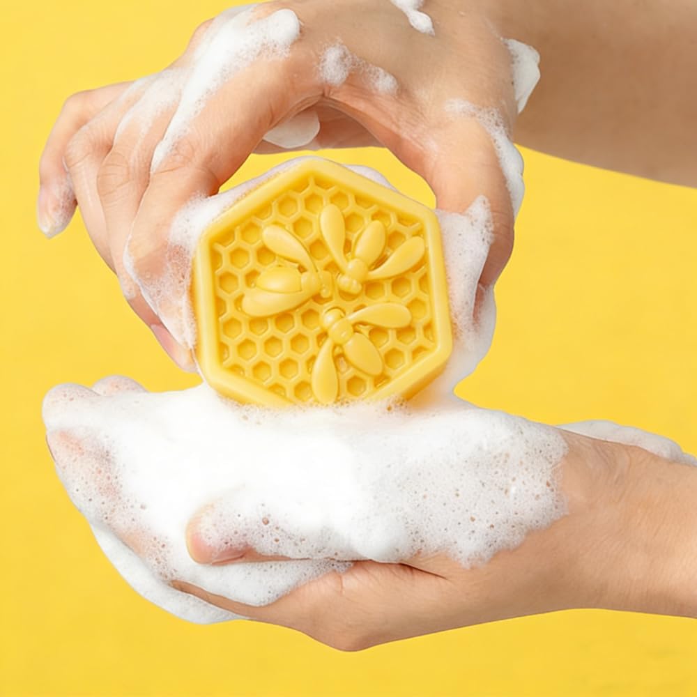 AIXIANG Three-Bee Honeycomb Soap Favors – 50 Pack