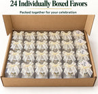 AIXIANG Calla Lily Candle Wedding Favors – 24 Pack