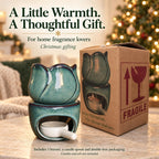 AIXIANG Lotus Ceramic Oil Burner & Wax Warmer